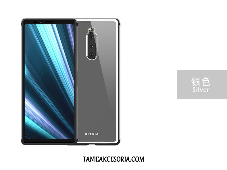 Etui Sony Xperia 1 Ochraniacz Metal Szkło, Futerał Sony Xperia 1 Czerwony Telefon Komórkowy All Inclusive