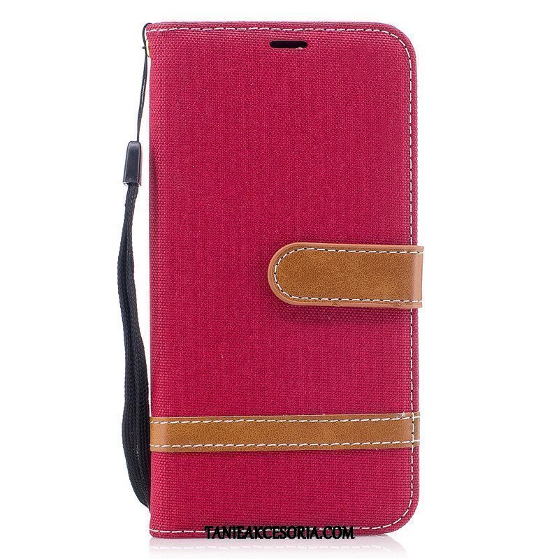 Etui Sony Xperia 5 Kreatywne Portfel All Inclusive, Futerał Sony Xperia 5 Denim Purpurowy Nowy