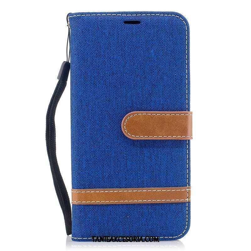 Etui Sony Xperia 5 Kreatywne Portfel All Inclusive, Futerał Sony Xperia 5 Denim Purpurowy Nowy