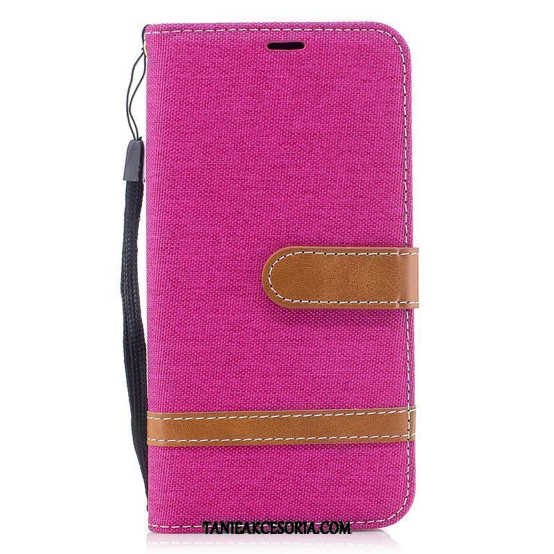 Etui Sony Xperia 5 Kreatywne Portfel All Inclusive, Futerał Sony Xperia 5 Denim Purpurowy Nowy