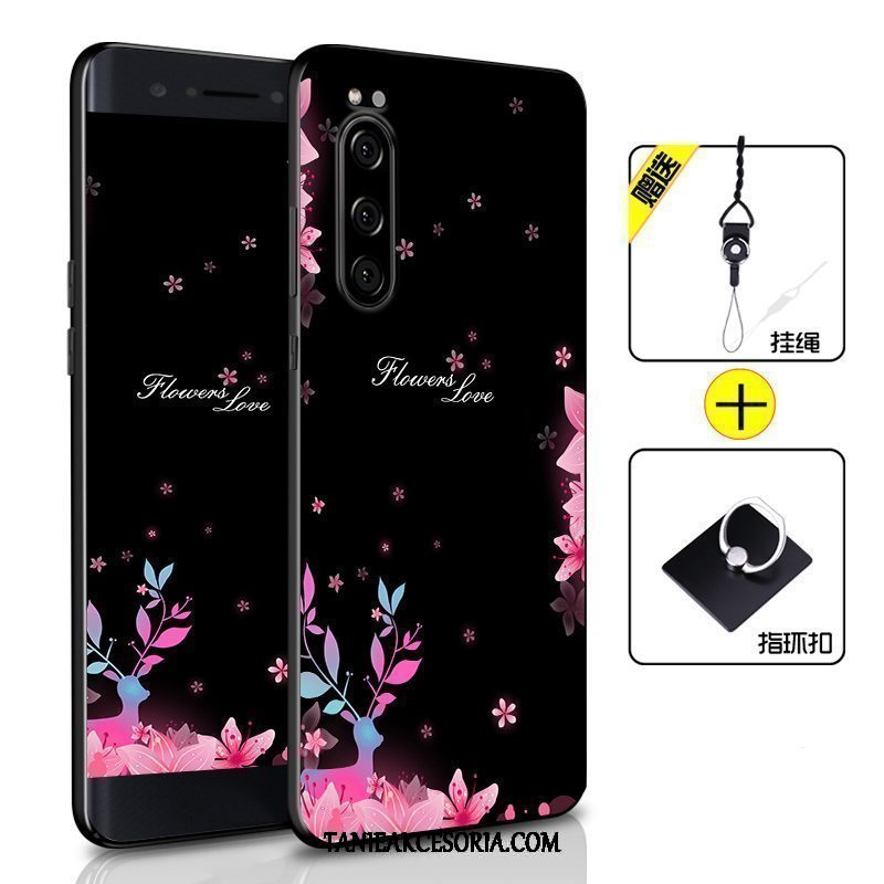 Etui Sony Xperia L3 Dostosowane Czarny All Inclusive, Obudowa Sony Xperia L3 Anti-fall Silikonowe Telefon Komórkowy