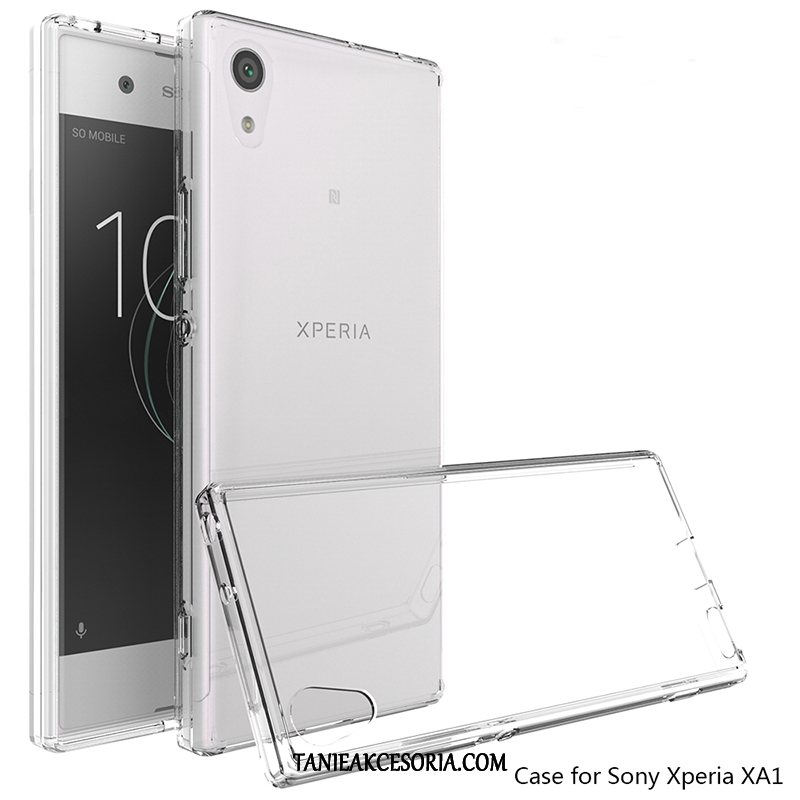 Etui Sony Xperia Xa1 Miękki Kryształ Proszek, Futerał Sony Xperia Xa1 Trudno Telefon Komórkowy Przezroczysty