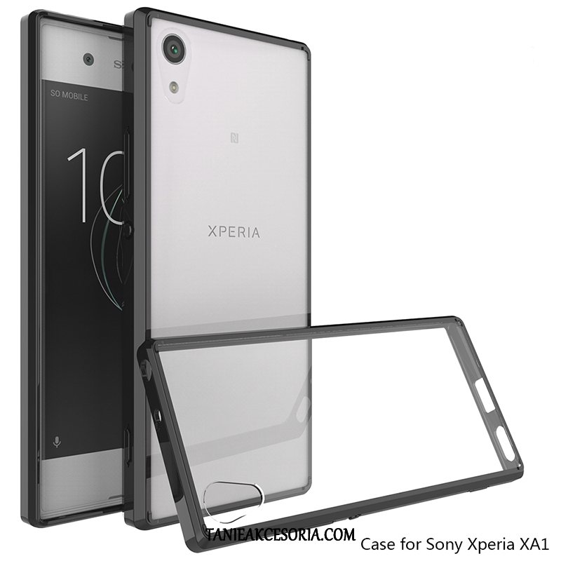 Etui Sony Xperia Xa1 Miękki Kryształ Proszek, Futerał Sony Xperia Xa1 Trudno Telefon Komórkowy Przezroczysty