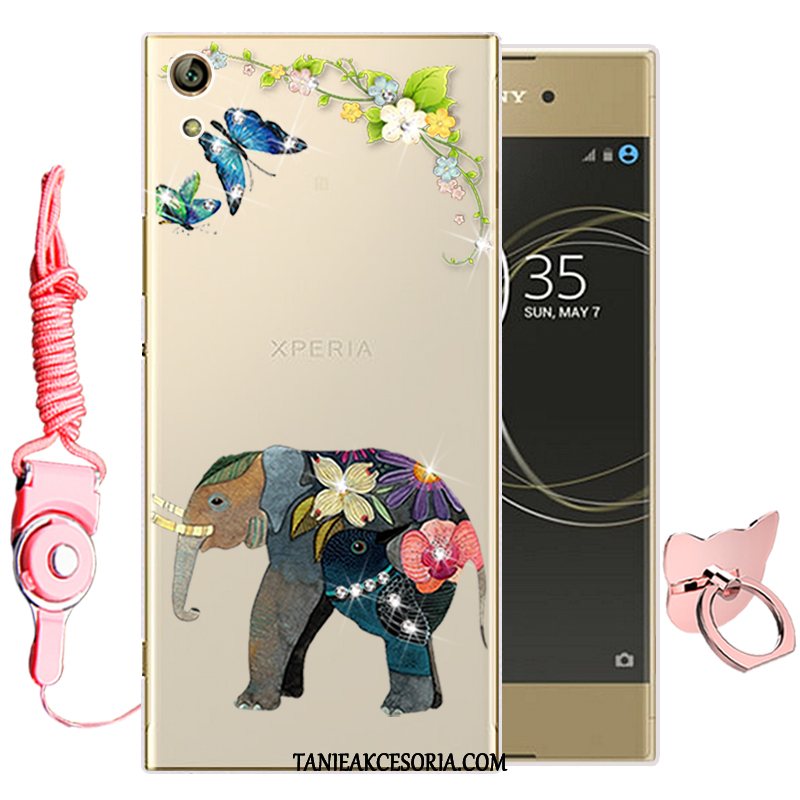 Etui Sony Xperia Xa1 Ultra Miękki Kreskówka Telefon Komórkowy, Obudowa Sony Xperia Xa1 Ultra Silikonowe Purpurowy