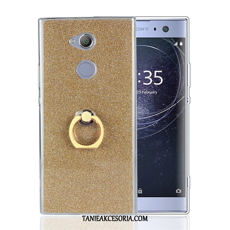 Etui Sony Xperia Xa2 Telefon Komórkowy Miękki Ring, Obudowa Sony Xperia Xa2 Proszek Silikonowe Złoto