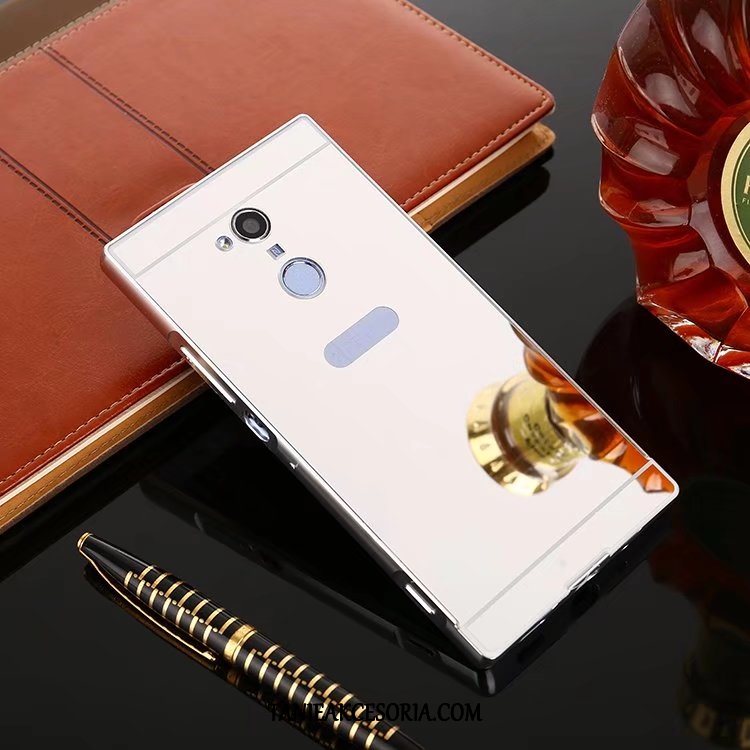 Etui Sony Xperia Xa2 Ultra Ochraniacz Anti-fall Lustro, Futerał Sony Xperia Xa2 Ultra Złoto Telefon Komórkowy Granica