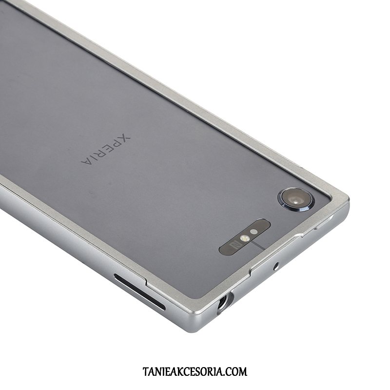 Etui Sony Xperia Xz1 Compact Granica Telefon Komórkowy Metal, Obudowa Sony Xperia Xz1 Compact Obrzeża Różowe Ochraniacz