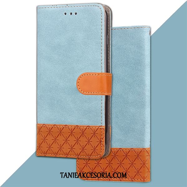 Etui Sony Xperia Xz1 Compact Szycie Czerwony Denim, Pokrowce Sony Xperia Xz1 Compact Ochraniacz Telefon Komórkowy