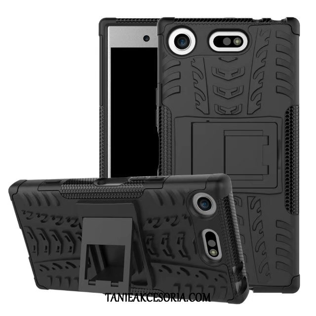 Etui Sony Xperia Xz1 Compact Wzór Anti-fall Wspornik, Obudowa Sony Xperia Xz1 Compact Szary Ochraniacz Silikonowe