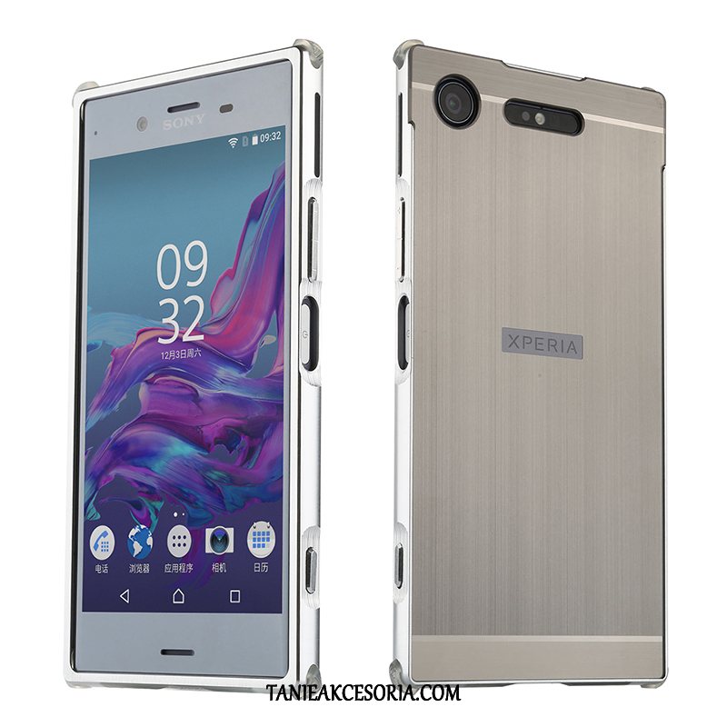 Etui Sony Xperia Xz1 Metal Granica Ochraniacz, Obudowa Sony Xperia Xz1 Telefon Komórkowy Anti-fall Lustro