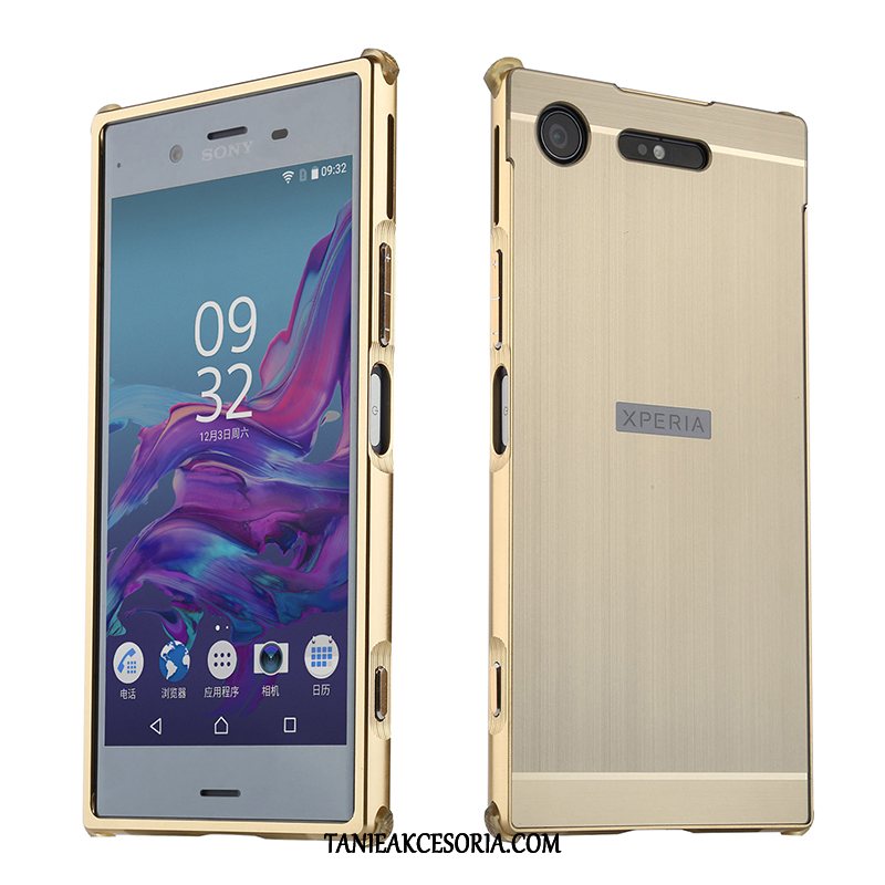 Etui Sony Xperia Xz1 Metal Granica Ochraniacz, Obudowa Sony Xperia Xz1 Telefon Komórkowy Anti-fall Lustro