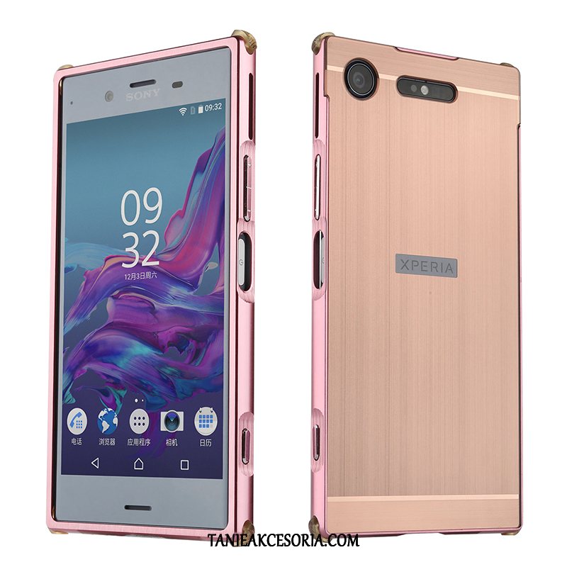 Etui Sony Xperia Xz1 Metal Granica Ochraniacz, Obudowa Sony Xperia Xz1 Telefon Komórkowy Anti-fall Lustro