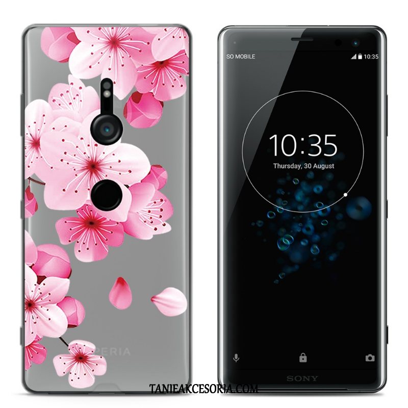 Etui Sony Xperia Xz3 Kreskówka Duży Przezroczysty, Obudowa Sony Xperia Xz3 Kreatywne Różowe Silikonowe