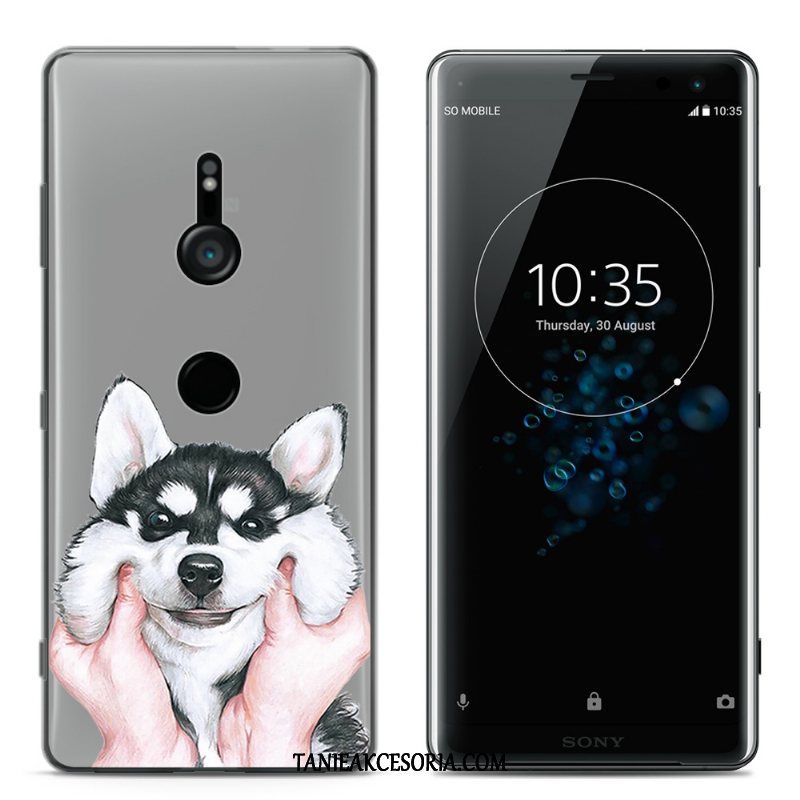 Etui Sony Xperia Xz3 Kreskówka Duży Przezroczysty, Obudowa Sony Xperia Xz3 Kreatywne Różowe Silikonowe