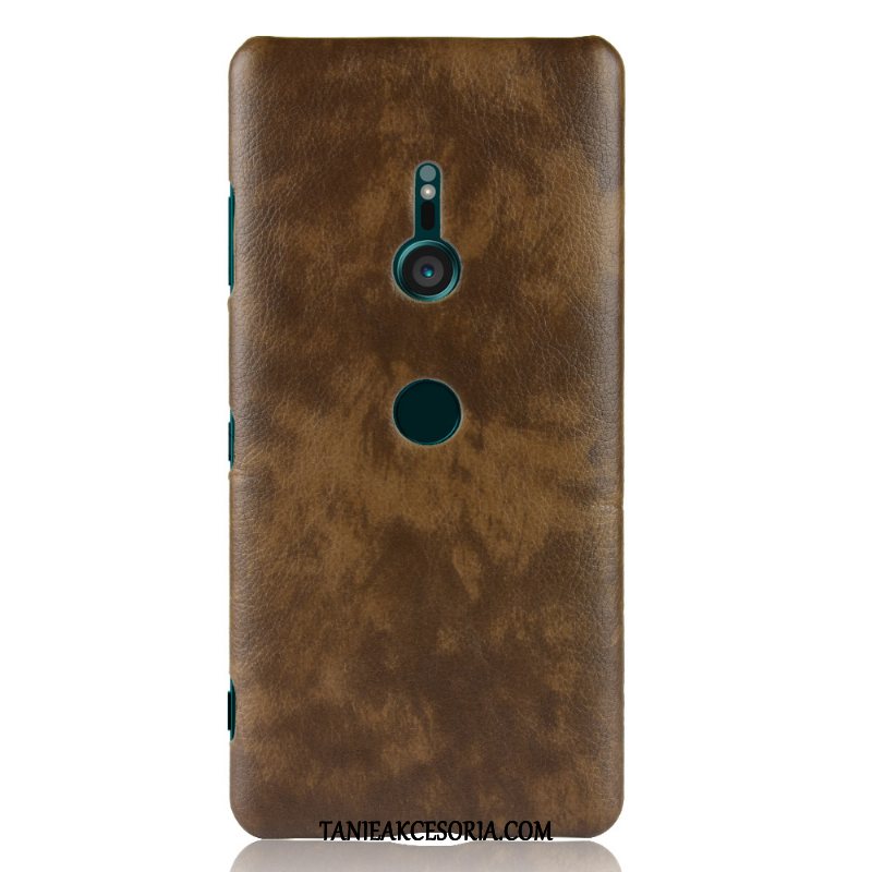 Etui Sony Xperia Xz3 Wzór Nubuku Telefon Komórkowy, Obudowa Sony Xperia Xz3 Torby Litchi Vintage Braun