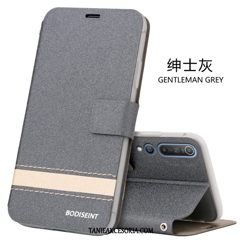 Etui Xiaomi Mi 10 Anti-fall Telefon Komórkowy Złoto, Obudowa Xiaomi Mi 10 Klapa Dżentelmen All Inclusive Beige