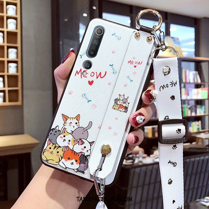 Etui Xiaomi Mi 10 Modna Marka Wiszące Ozdoby Telefon Komórkowy, Pokrowce Xiaomi Mi 10 Czerwony Miękki Czerwony Netto Beige