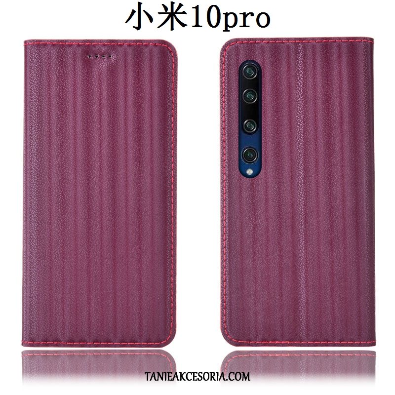 Etui Xiaomi Mi 10 Pro Gradient Ochraniacz Mały, Obudowa Xiaomi Mi 10 Pro Anti-fall Skórzany Futerał Telefon Komórkowy Beige