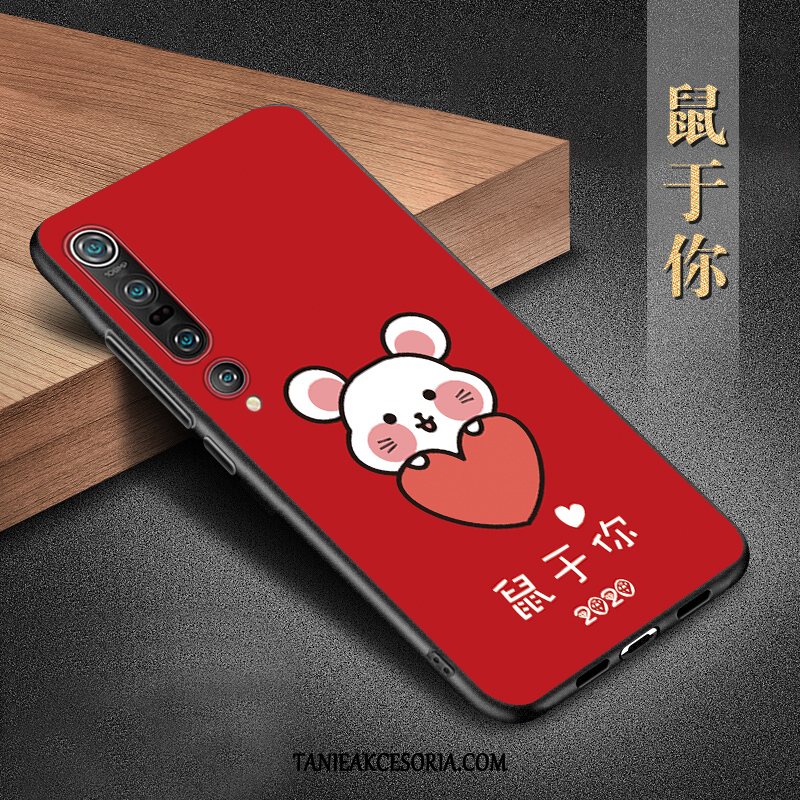 Etui Xiaomi Mi 10 Pro Ochraniacz Silikonowe Tendencja, Obudowa Xiaomi Mi 10 Pro Anti-fall Nubuku Mały Beige