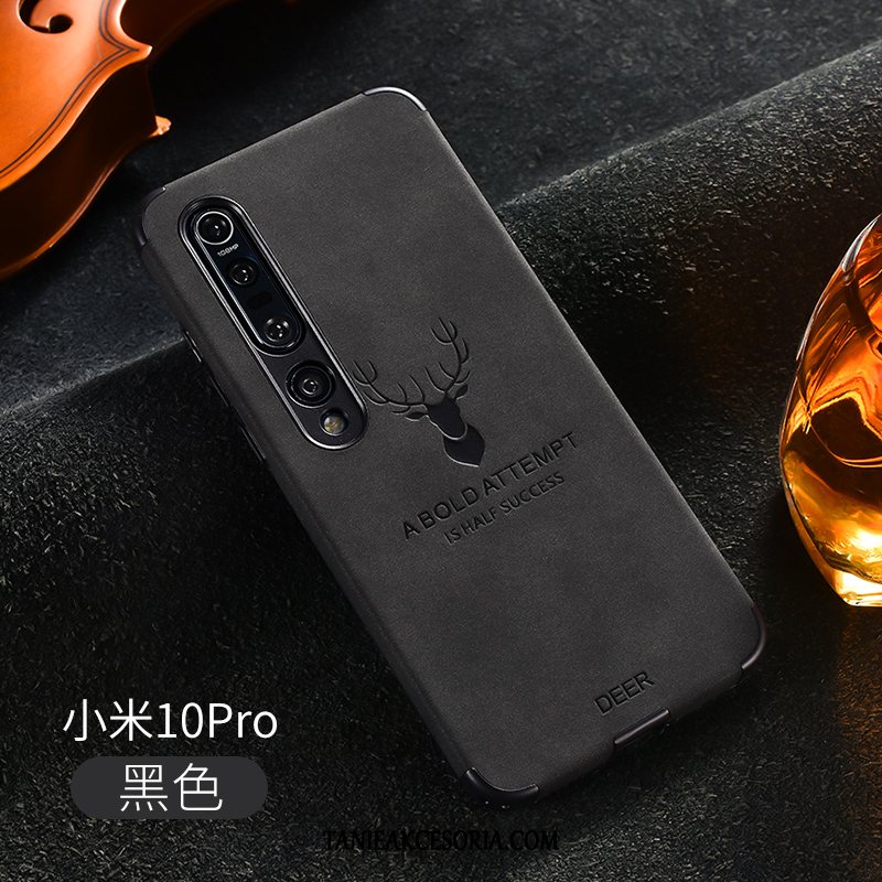 Etui Xiaomi Mi 10 Pro Osobowość Ochraniacz Anti-fall, Pokrowce Xiaomi Mi 10 Pro Mały Zielony Luksusowy Beige