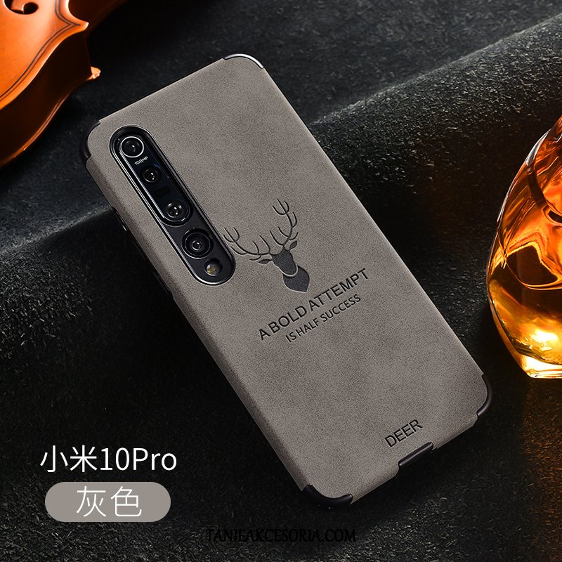 Etui Xiaomi Mi 10 Pro Osobowość Ochraniacz Anti-fall, Pokrowce Xiaomi Mi 10 Pro Mały Zielony Luksusowy Beige