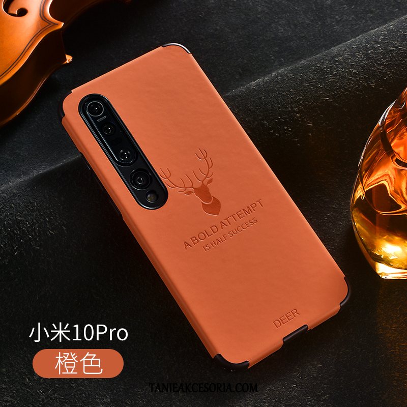 Etui Xiaomi Mi 10 Pro Osobowość Ochraniacz Anti-fall, Pokrowce Xiaomi Mi 10 Pro Mały Zielony Luksusowy Beige