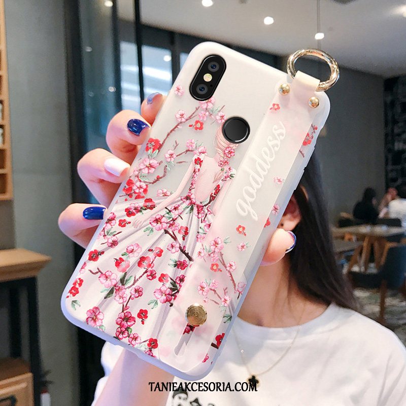 Etui Xiaomi Mi 8 Chiński Styl Telefon Komórkowy Anti-fall, Futerał Xiaomi Mi 8 Niebieski Tendencja Ochraniacz Beige