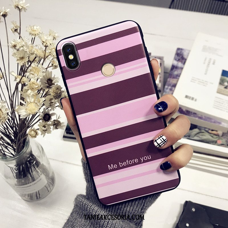 Etui Xiaomi Mi 8 Czerwony Cienka Telefon Komórkowy, Obudowa Xiaomi Mi 8 Nubuku Młodzież Miękki Beige