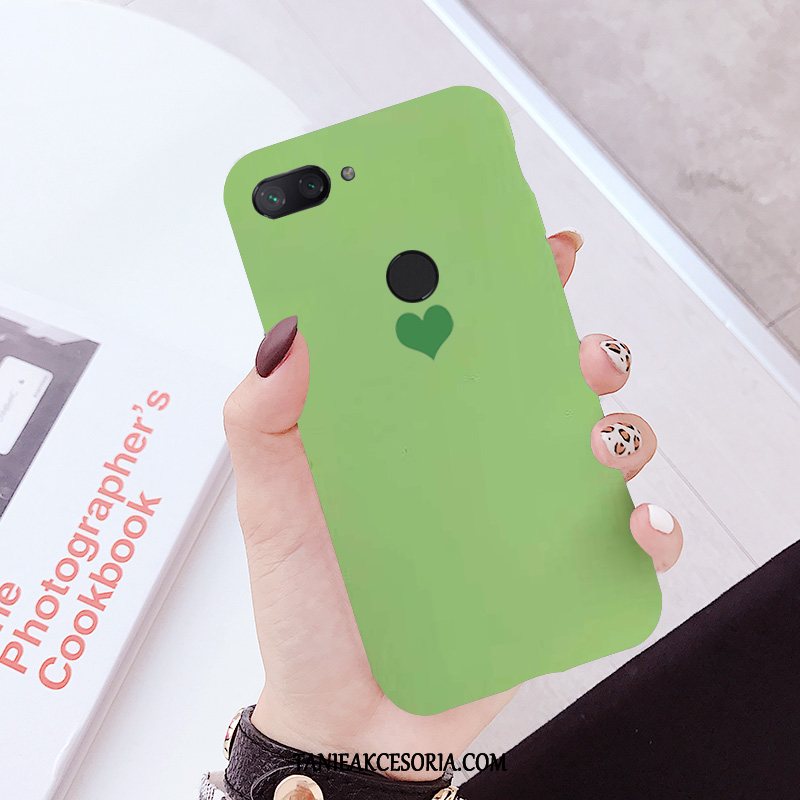 Etui Xiaomi Mi 8 Lite Miłość Wiszące Ozdoby Świeży, Obudowa Xiaomi Mi 8 Lite Mały Cienkie Szkło Hartowane Beige