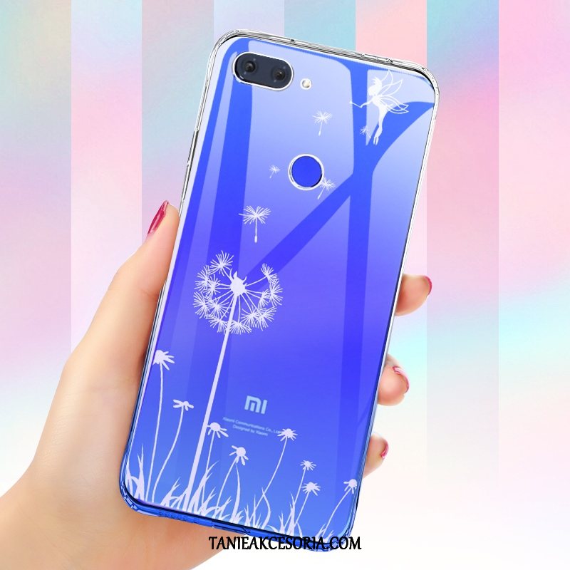 Etui Xiaomi Mi 8 Lite Młodzież Niebieski Mały, Pokrowce Xiaomi Mi 8 Lite Wzór Kreskówka Przezroczysty Beige