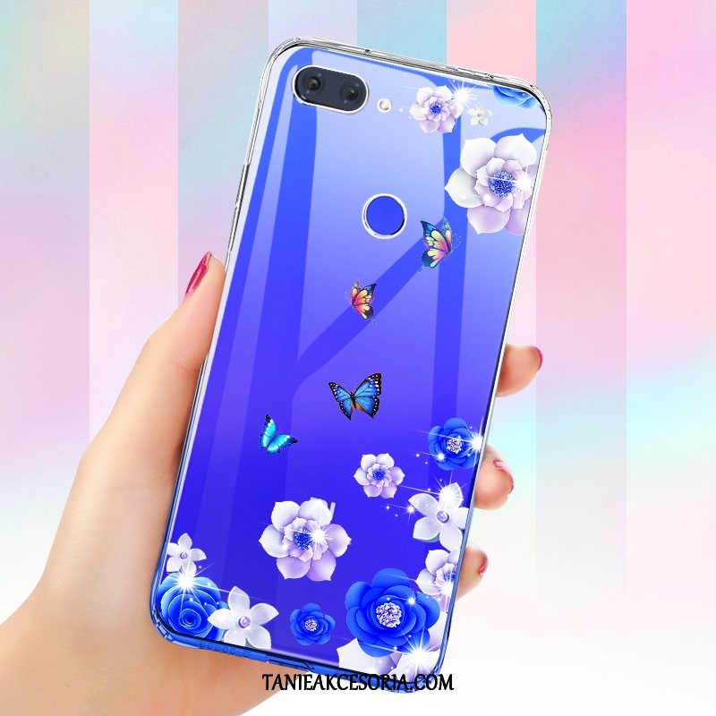 Etui Xiaomi Mi 8 Lite Młodzież Niebieski Mały, Pokrowce Xiaomi Mi 8 Lite Wzór Kreskówka Przezroczysty Beige