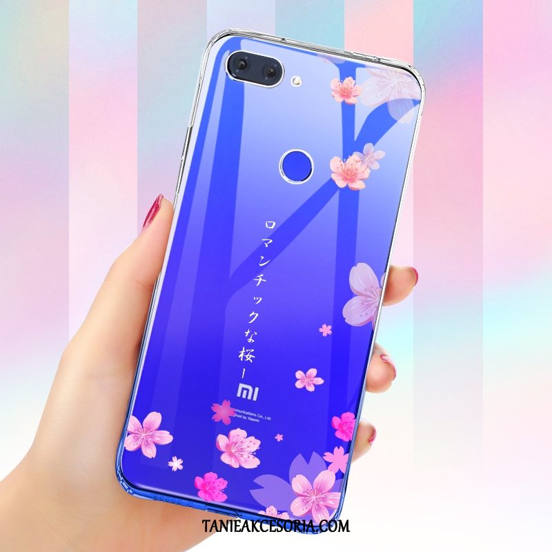 Etui Xiaomi Mi 8 Lite Młodzież Niebieski Mały, Pokrowce Xiaomi Mi 8 Lite Wzór Kreskówka Przezroczysty Beige