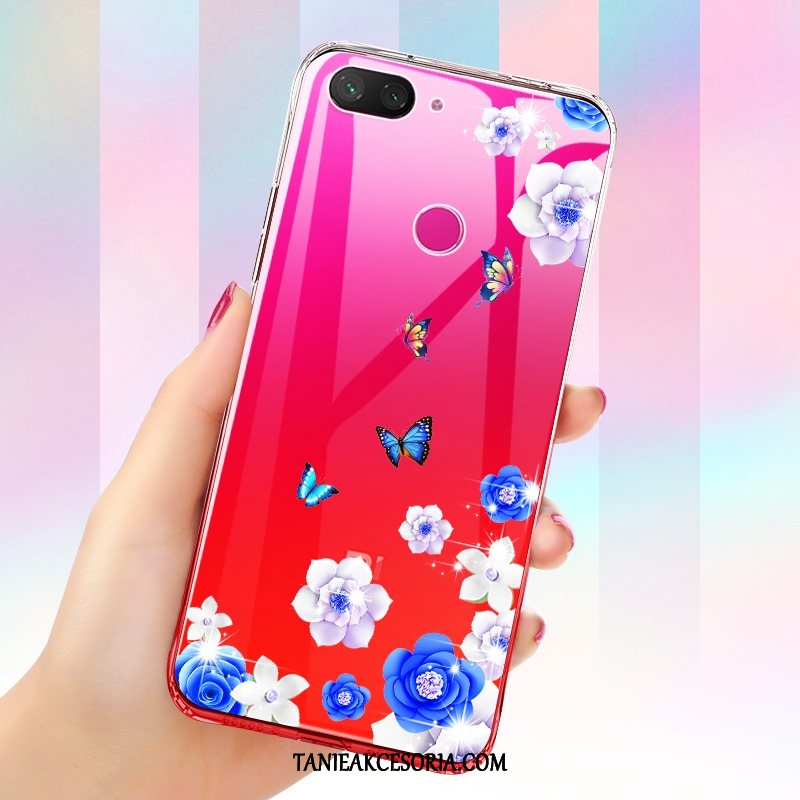 Etui Xiaomi Mi 8 Lite Młodzież Niebieski Mały, Pokrowce Xiaomi Mi 8 Lite Wzór Kreskówka Przezroczysty Beige