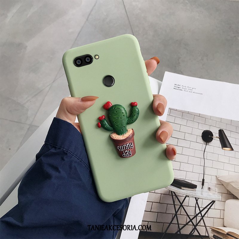 Etui Xiaomi Mi 8 Lite Ochraniacz Piękny Anti-fall, Pokrowce Xiaomi Mi 8 Lite Zielony Młodzież Kreskówka Beige