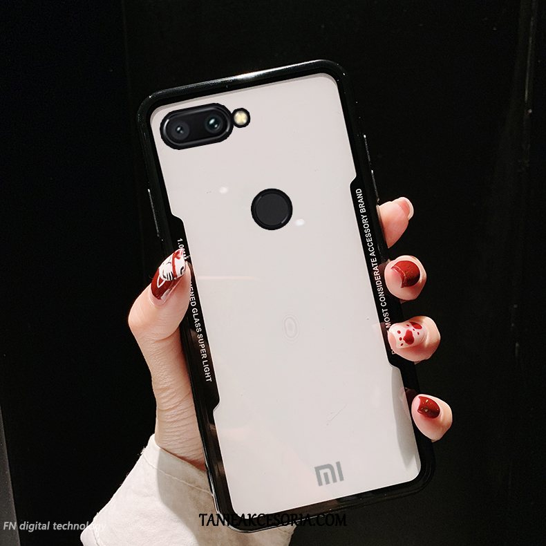 Etui Xiaomi Mi 8 Lite Osobowość Telefon Komórkowy All Inclusive, Pokrowce Xiaomi Mi 8 Lite Czerwony Granica Mały Beige