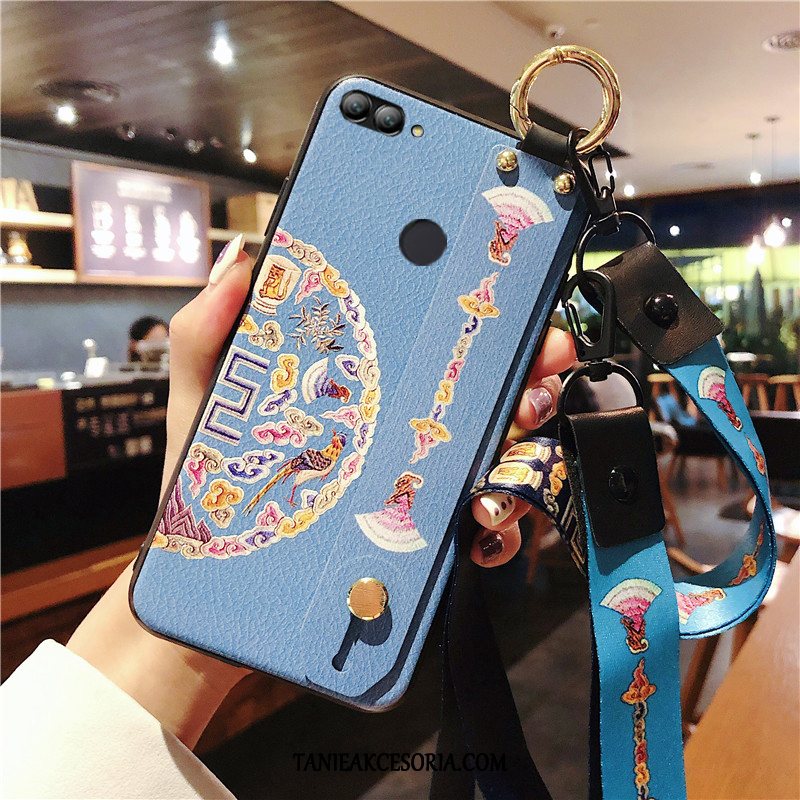 Etui Xiaomi Mi 8 Lite Purpurowy Anti-fall Silikonowe, Obudowa Xiaomi Mi 8 Lite Telefon Komórkowy Chiński Styl Czerwony Beige