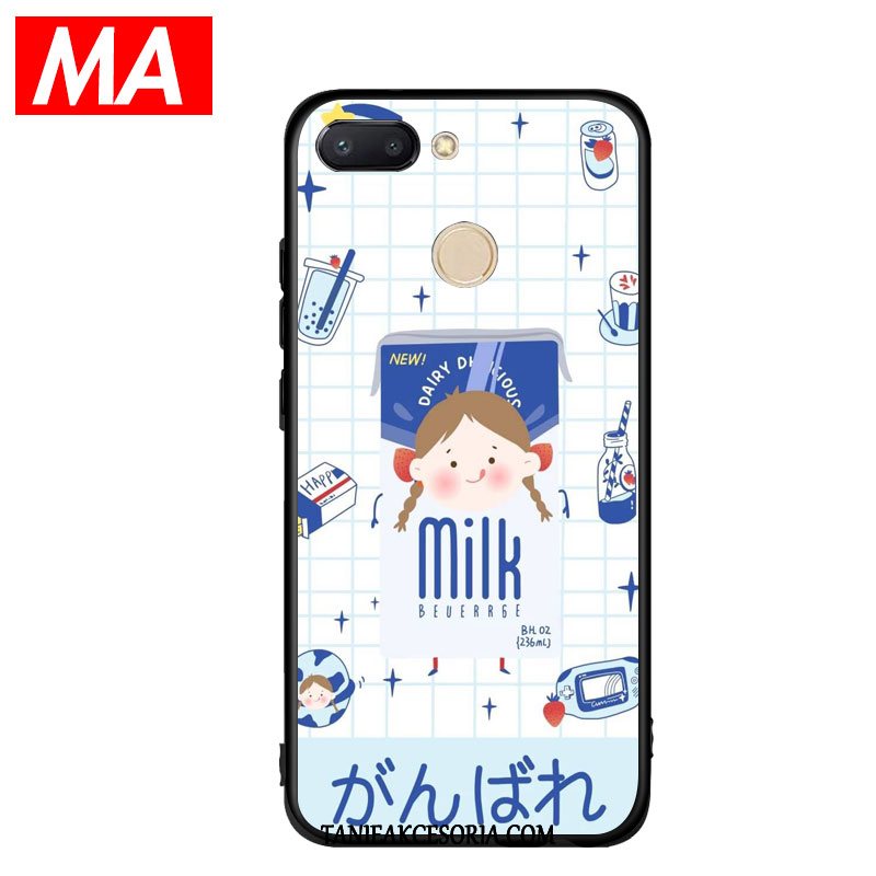 Etui Xiaomi Mi 8 Lite Wzór Proste Telefon Komórkowy, Obudowa Xiaomi Mi 8 Lite Classic Miękki Mały Beige