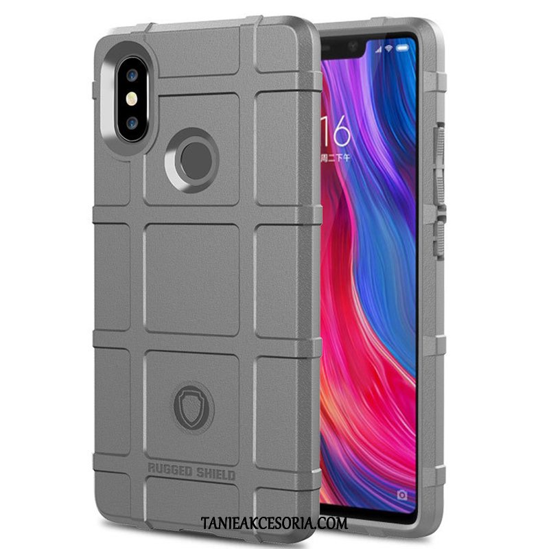 Etui Xiaomi Mi 8 Nubuku Osobowość Mały, Pokrowce Xiaomi Mi 8 Młodzież Czarny Kreatywne Beige