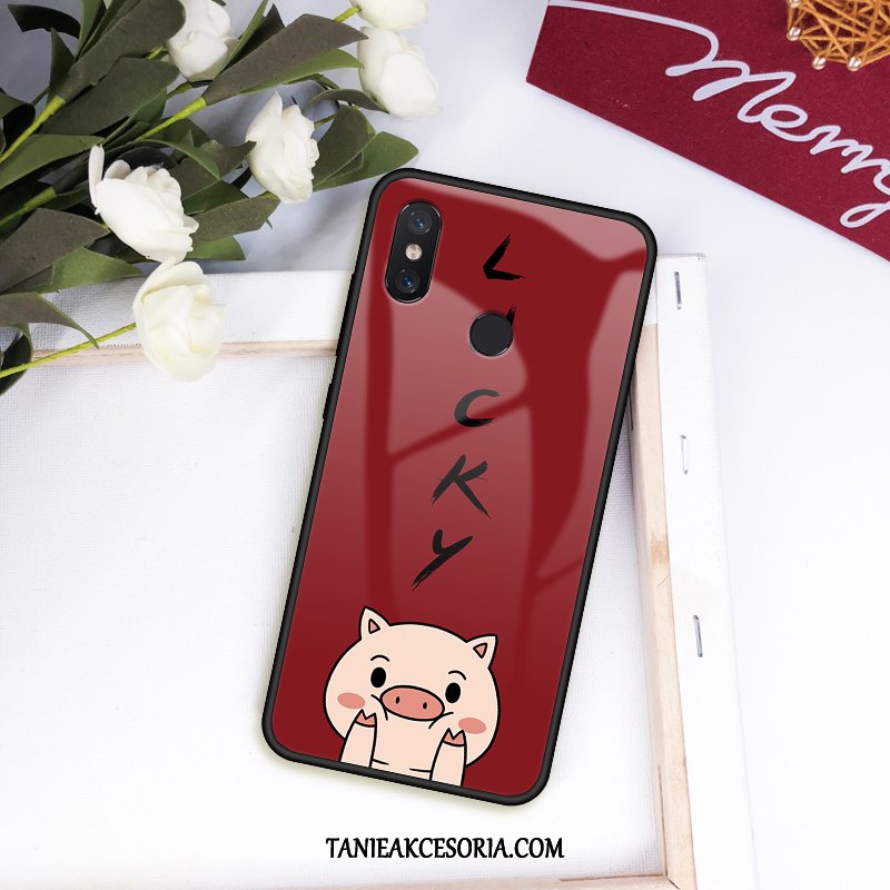 Etui Xiaomi Mi 8 Piękny Szczęśliwy Wzór, Pokrowce Xiaomi Mi 8 Miękki Ochraniacz All Inclusive Beige