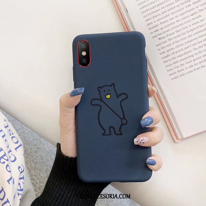 Etui Xiaomi Mi 8 Pro All Inclusive Mały Osobowość, Pokrowce Xiaomi Mi 8 Pro Znieść Niebieski Ochraniacz Beige