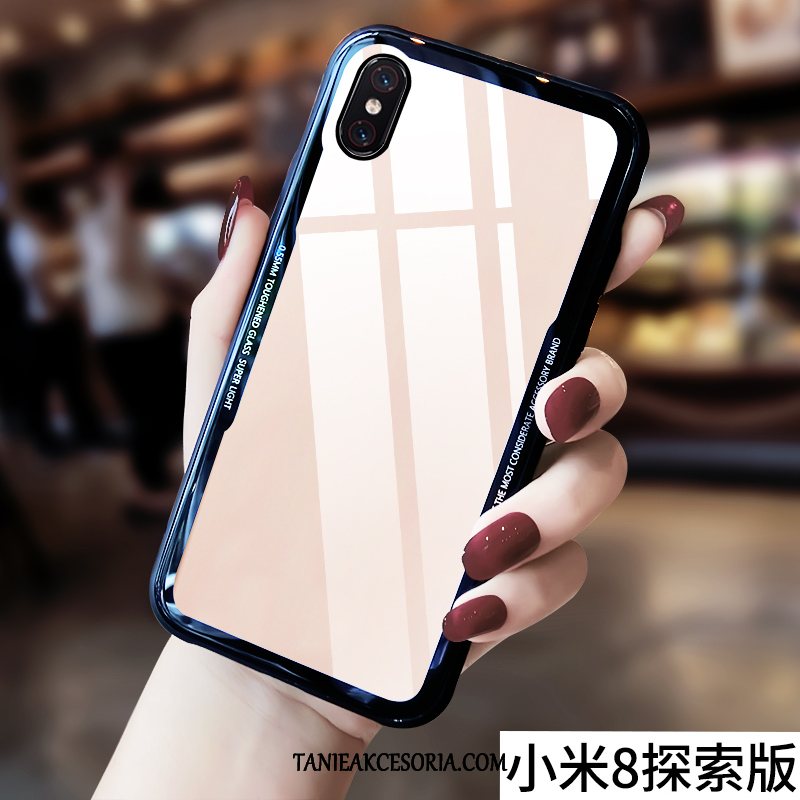 Etui Xiaomi Mi 8 Pro Biały Telefon Komórkowy Mały, Futerał Xiaomi Mi 8 Pro Miękki Przezroczysty Anti-fall Beige