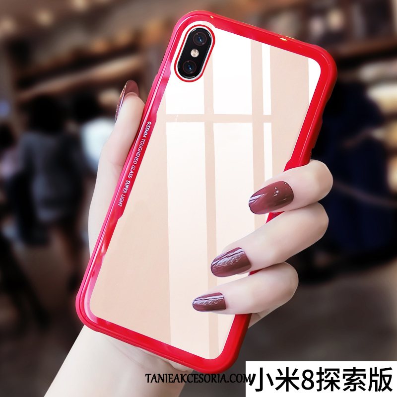 Etui Xiaomi Mi 8 Pro Biały Telefon Komórkowy Mały, Futerał Xiaomi Mi 8 Pro Miękki Przezroczysty Anti-fall Beige