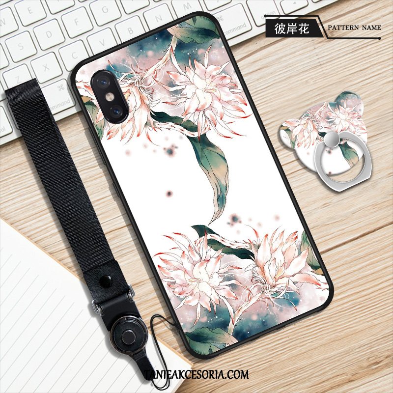 Etui Xiaomi Mi 8 Pro Czarny Wzór Mały, Obudowa Xiaomi Mi 8 Pro Wiszące Ozdoby Wspornik Telefon Komórkowy Beige