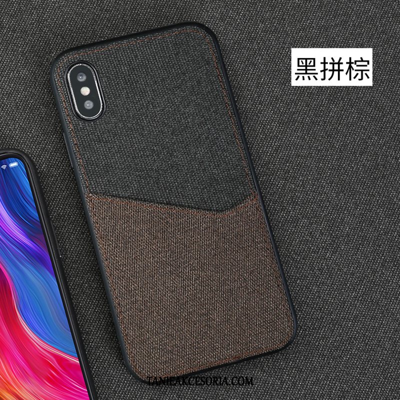 Etui Xiaomi Mi 8 Pro Kreatywne Czarny Anti-fall, Futerał Xiaomi Mi 8 Pro Mały Telefon Komórkowy All Inclusive Beige