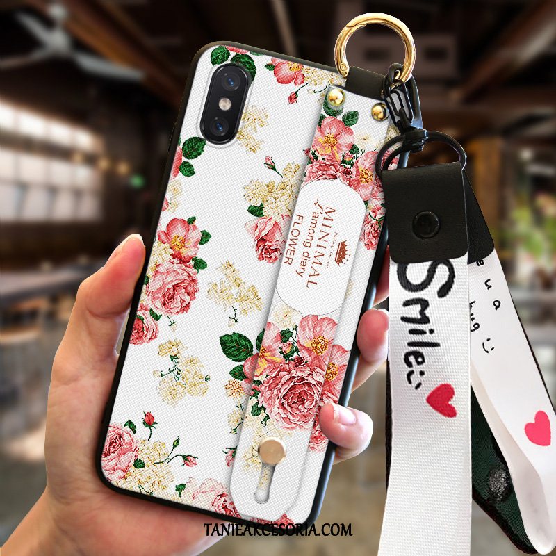 Etui Xiaomi Mi 8 Pro Moda Silikonowe Osobowość, Obudowa Xiaomi Mi 8 Pro Różowe Mały Telefon Komórkowy Beige