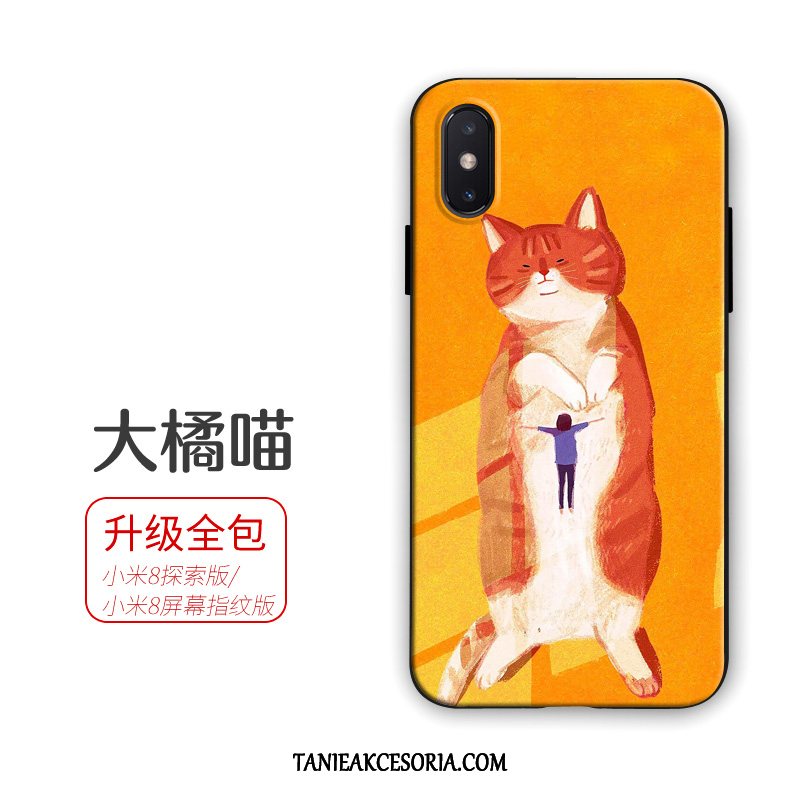 Etui Xiaomi Mi 8 Pro Ochraniacz Biały Telefon Komórkowy, Pokrowce Xiaomi Mi 8 Pro Młodzież Silikonowe Mały Beige