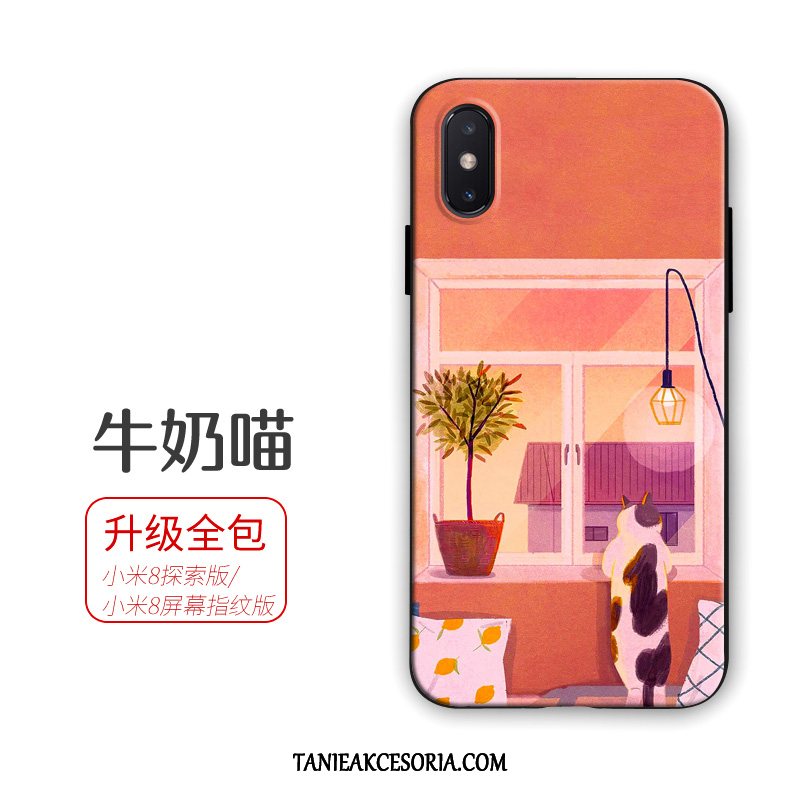 Etui Xiaomi Mi 8 Pro Ochraniacz Biały Telefon Komórkowy, Pokrowce Xiaomi Mi 8 Pro Młodzież Silikonowe Mały Beige