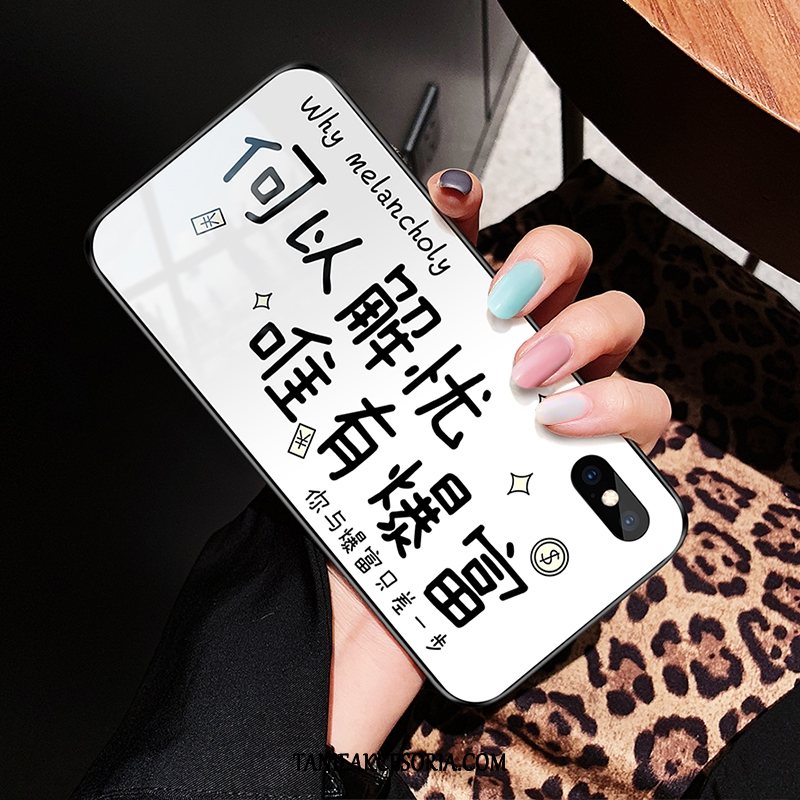 Etui Xiaomi Mi 8 Pro Osobowość Zielony Kreatywne, Futerał Xiaomi Mi 8 Pro Telefon Komórkowy Szkło Kreskówka Beige