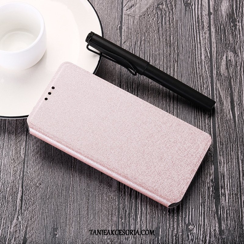 Etui Xiaomi Mi 8 Pro Proszek Skórzany Mały, Futerał Xiaomi Mi 8 Pro Klapa Telefon Komórkowy Wzór Beige