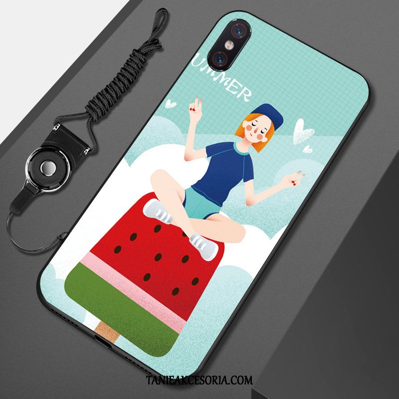 Etui Xiaomi Mi 8 Pro Wzór Piękny Zielony, Pokrowce Xiaomi Mi 8 Pro Miękki Mały Telefon Komórkowy Beige